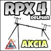 Delphin Stojan Rodpod RPX 4 Silver