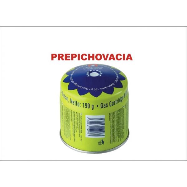 Náhradná tlaková kartuš 190g - prepichovacia, bután, 90x pr. 90mm