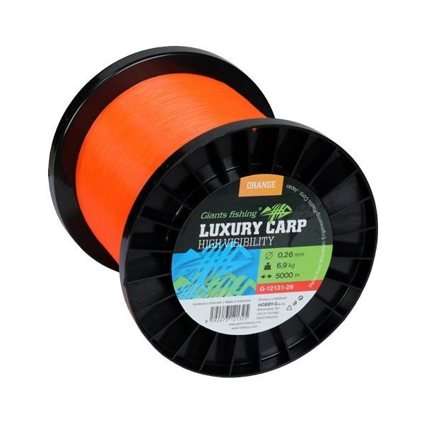 Giants fishing Vlasec Luxury Carp High-Visibility Orange 5000m | 0,30mm / 9,3kg