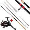 Giants fishing Prút Fluent MK2 Feeder 3.3m, 90g + Navijak Gaube FD 4000